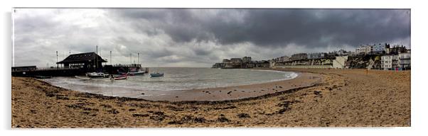 Broadstairs panorama Acrylic by Thanet Photos