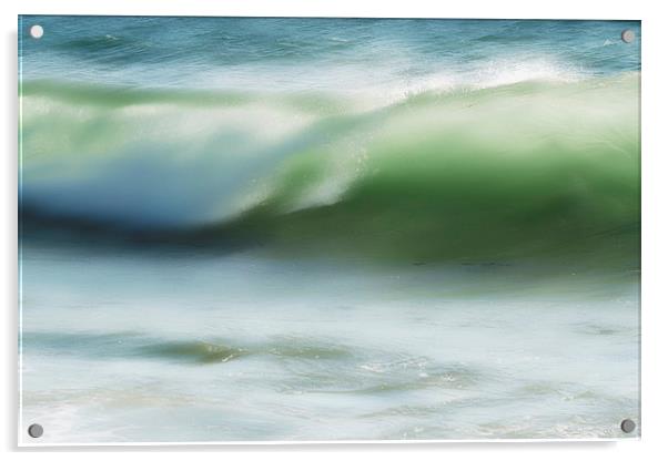 Ocean wave Acrylic by Carl Shellis