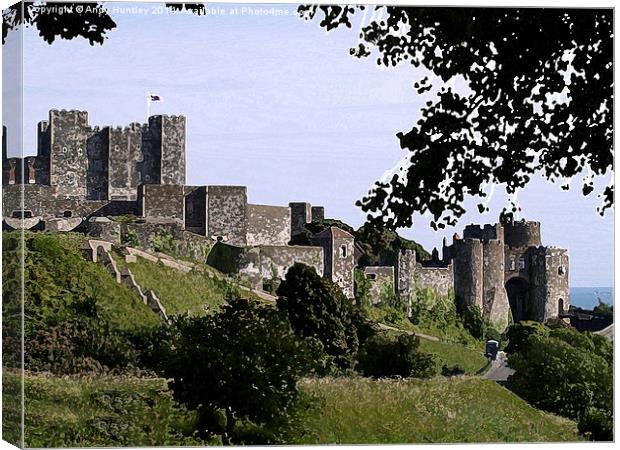 Dover Castle Canvas Print by Andy Huntley