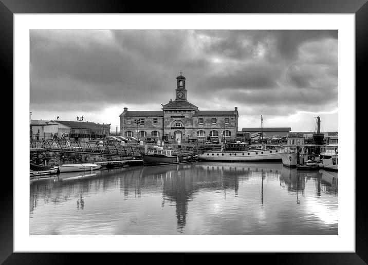 Ramsgate mono Framed Mounted Print by Thanet Photos