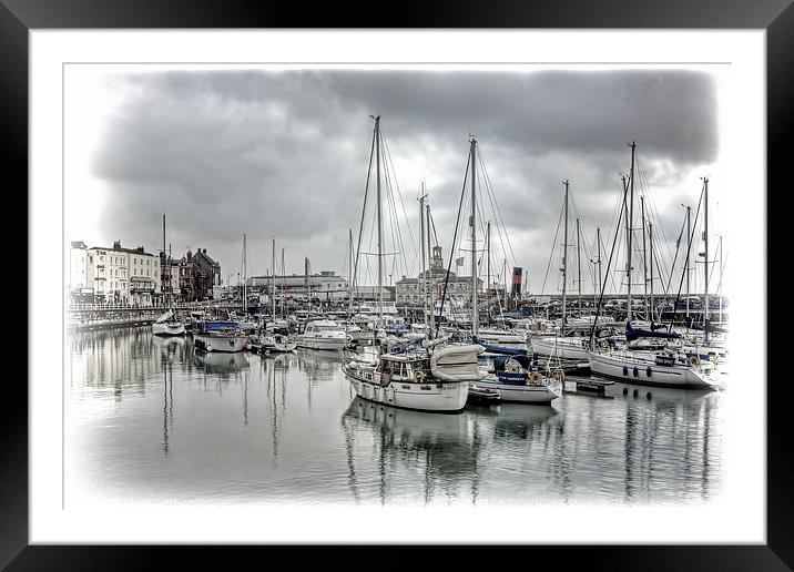 Toned ramsgate Framed Mounted Print by Thanet Photos
