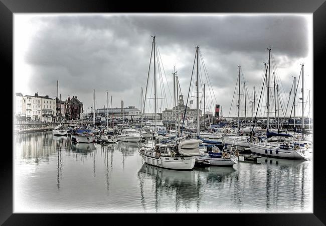 Toned ramsgate Framed Print by Thanet Photos
