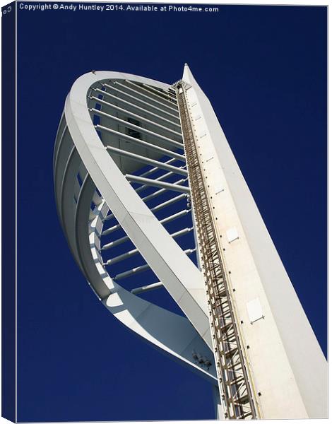 Spinnaker Tower Canvas Print by Andy Huntley
