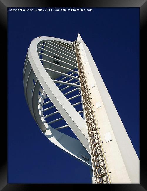 Spinnaker Tower Framed Print by Andy Huntley