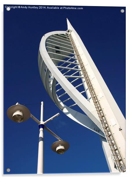 Spinnaker Tower & Lamp post Acrylic by Andy Huntley