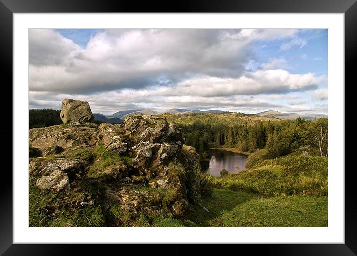 A Rocky Viewpoint Framed Mounted Print by Jacqi Elmslie
