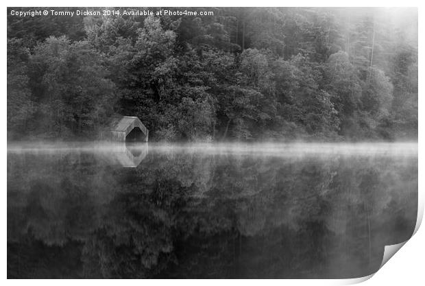 Mystical Reflections of Loch Ard Print by Tommy Dickson
