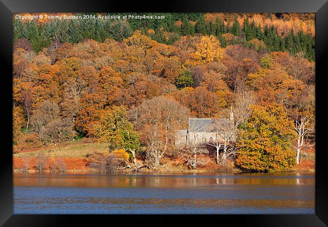 Serenity in the Scottish Autumn Framed Print by Tommy Dickson