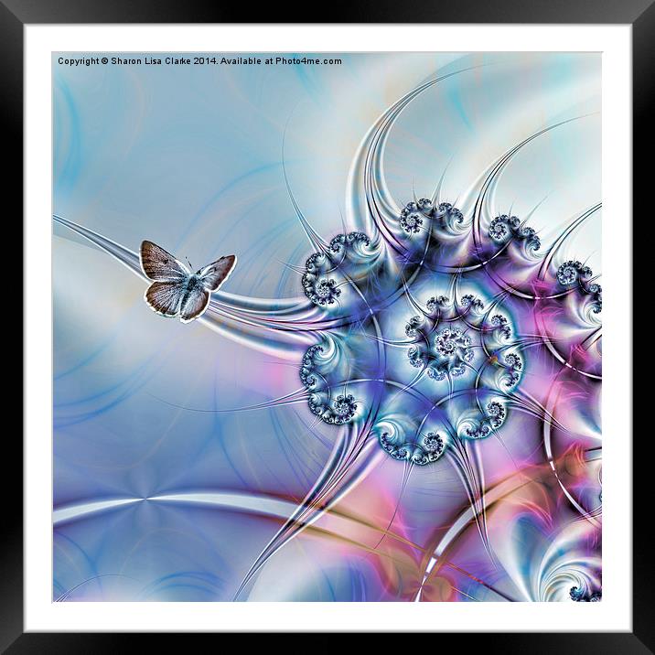 Butterfly Heaven Framed Mounted Print by Sharon Lisa Clarke