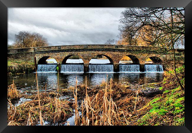 5 Arches in hdr Framed Print by Dave Windsor