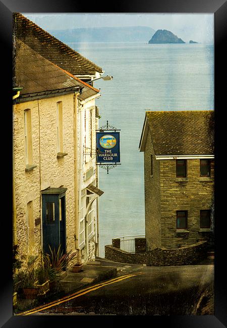 The Harbour Club Portscatho Framed Print by Brian Roscorla