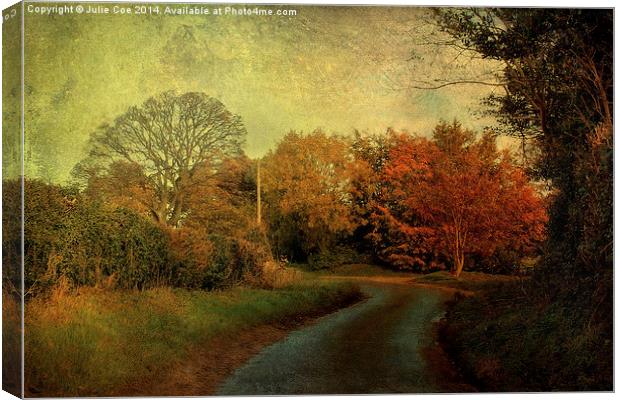 Rectory Road, Edgefield 2 Canvas Print by Julie Coe