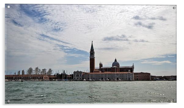 San Giorgio Maggiore Acrylic by John Biggadike