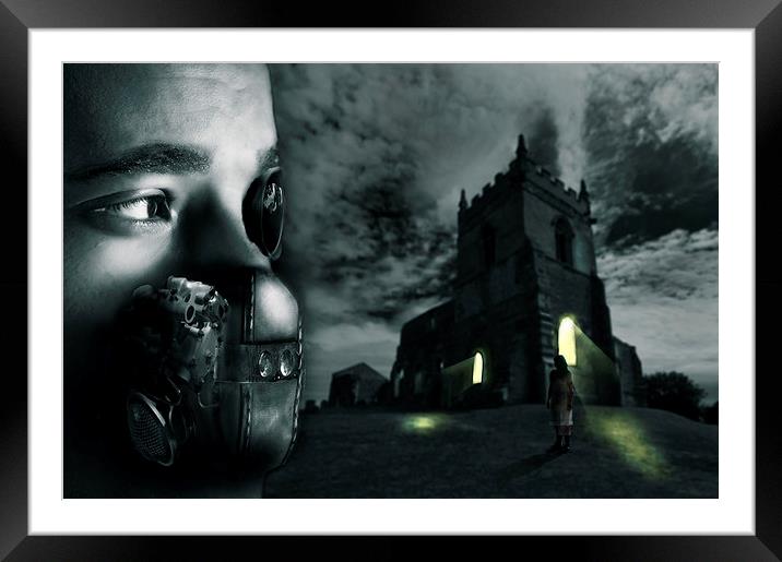 Night watch man Framed Mounted Print by Nathan Wright
