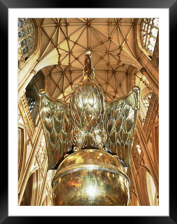 The Lectern at York Minster Framed Mounted Print by Robert Gipson