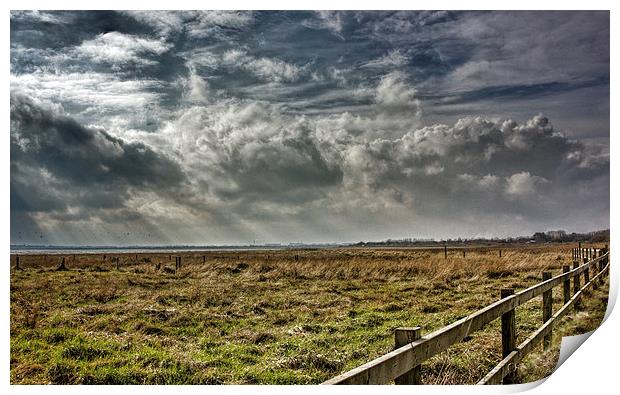Pegwell Bay Print by Thanet Photos