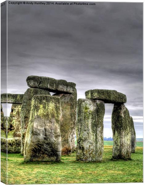 Stonehenge England Canvas Print by Andy Huntley
