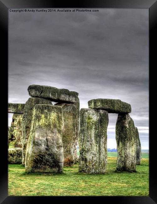 Stonehenge England Framed Print by Andy Huntley