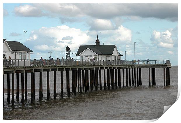 SOUTHWOLD PIER, SUFFOLK Print by Ray Bacon LRPS CPAGB
