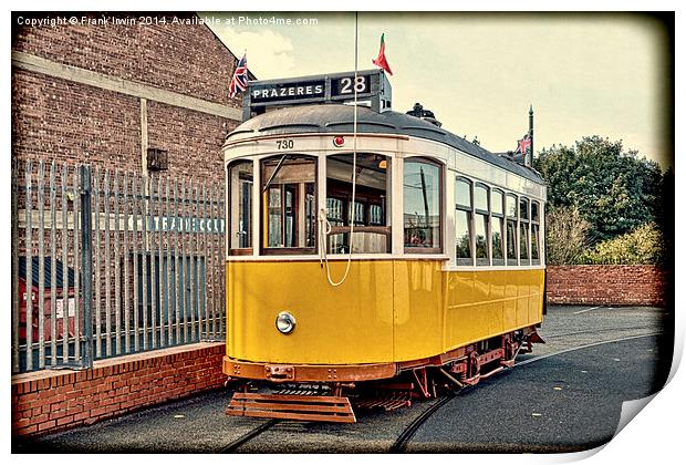 Birkenheads Tramcar, Lisbon 730 Print by Frank Irwin