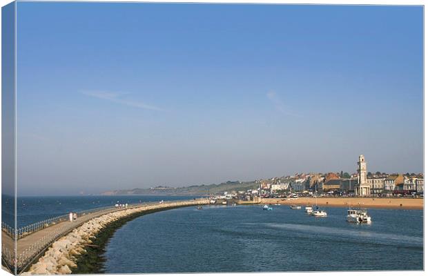 View of Herne Bay Canvas Print by Diane Griffiths
