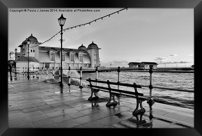 Penarth Pier Framed Print by Paula J James