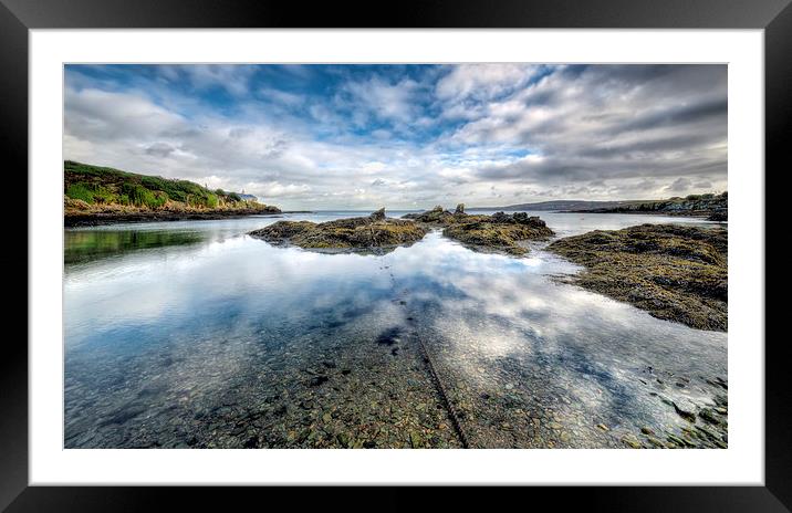 Bull Bay Anglesey Framed Mounted Print by Adrian Evans