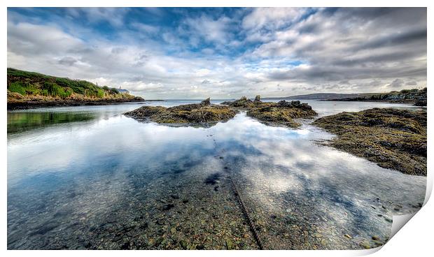 Bull Bay Anglesey Print by Adrian Evans