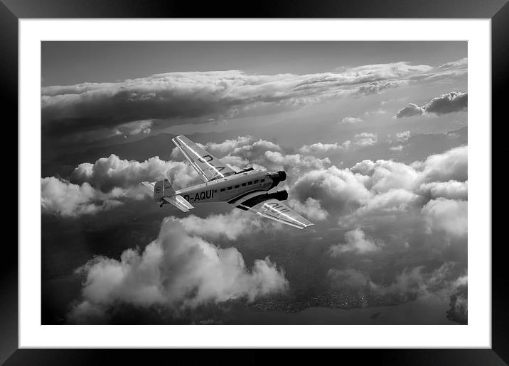 Travel in an age of elegance black and white versi Framed Mounted Print by Gary Eason