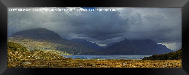Clouds Over Torridon Framed Print by Jamie Green