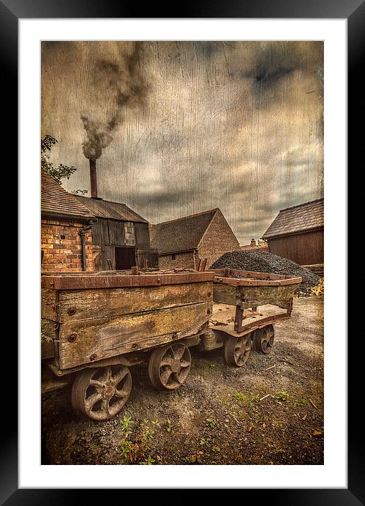 Victorian Colliery Framed Mounted Print by Adrian Evans