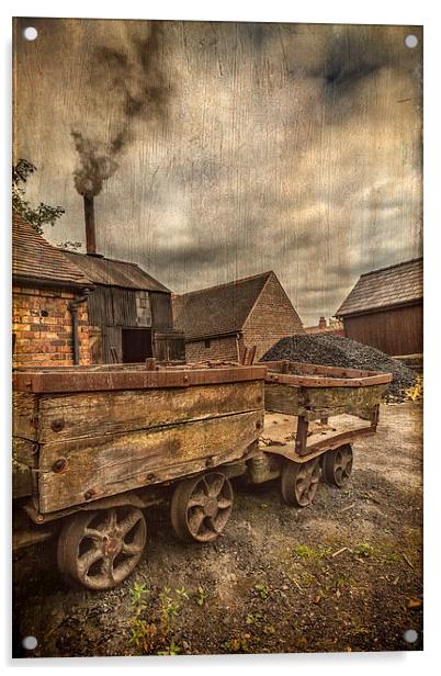 Victorian Colliery Acrylic by Adrian Evans