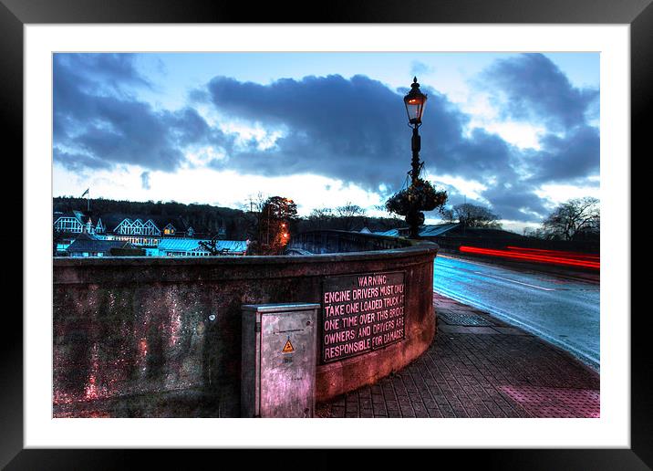 Henley Bridge 1 Framed Mounted Print by Doug McRae