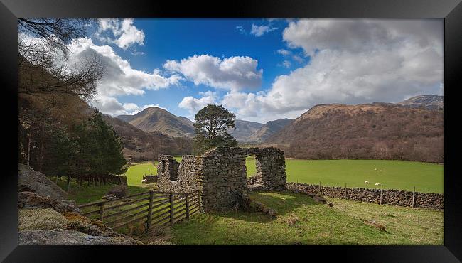 Majestic Ruins Ullswater Lake District Framed Print by Greg Marshall