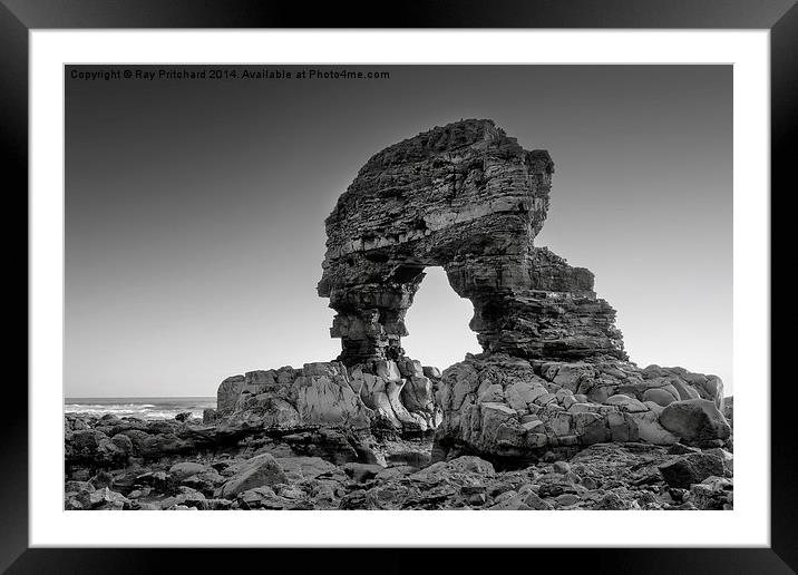 Stone Arch Framed Mounted Print by Ray Pritchard