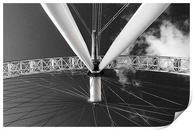 EDF Energy London Eye Print by Adam Payne