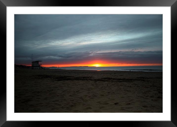 Bournemouth Sunrise Framed Mounted Print by Paul Austen