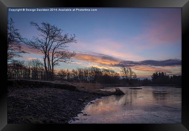 Daybreak Framed Print by George Davidson