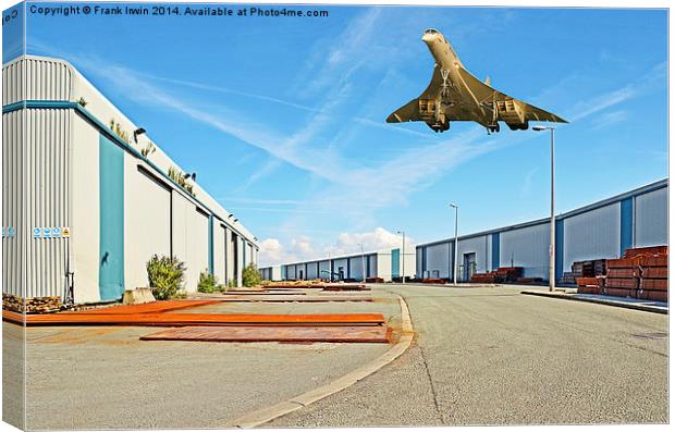 Deserted Industrial Estate on a sunny day Canvas Print by Frank Irwin