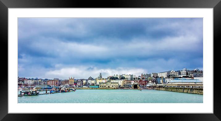 Harbour Framed Mounted Print by Thanet Photos
