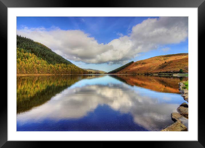 Lake Geirionydd Framed Mounted Print by Ian Mitchell
