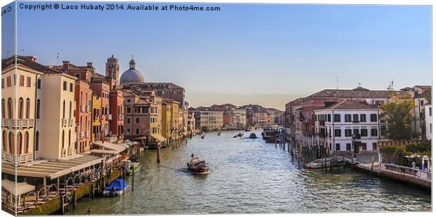 Venice city of canals Canvas Print by Laco Hubaty