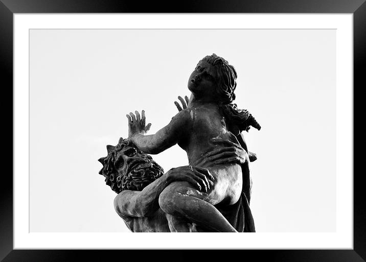 Pluto and Persephone Framed Mounted Print by Gabriela Olteanu