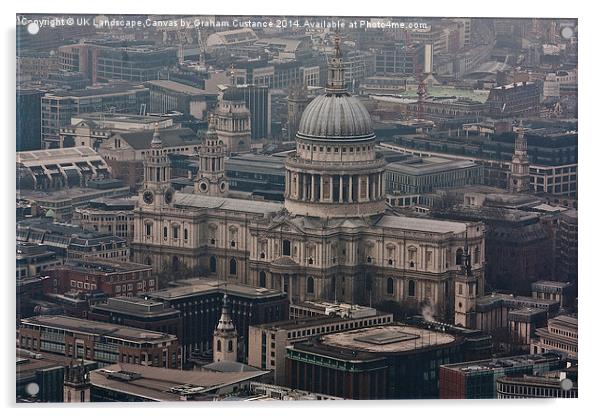 St Pauls Cathedral Acrylic by Graham Custance