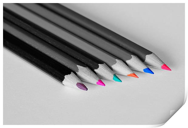 Pencils Print by Jason Moss