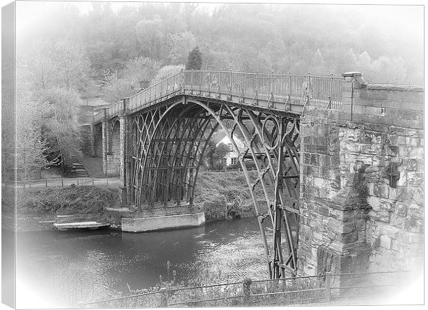 The Iron Bridge Canvas Print by james richmond