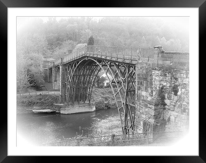 The Iron Bridge Framed Mounted Print by james richmond