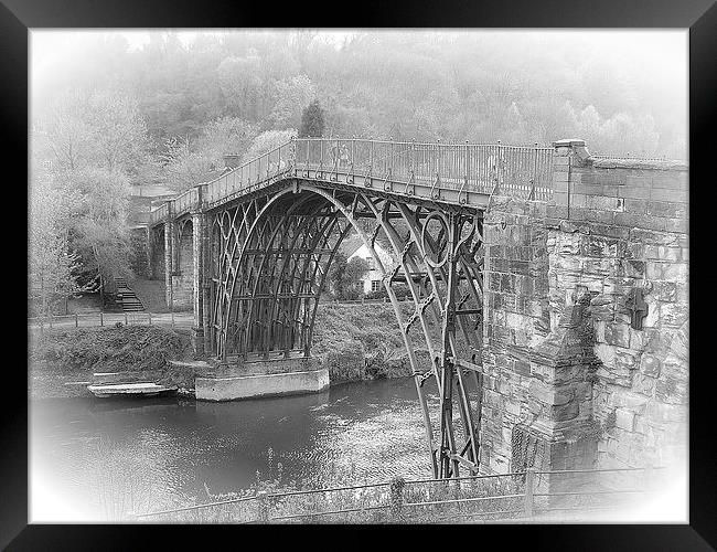 The Iron Bridge Framed Print by james richmond