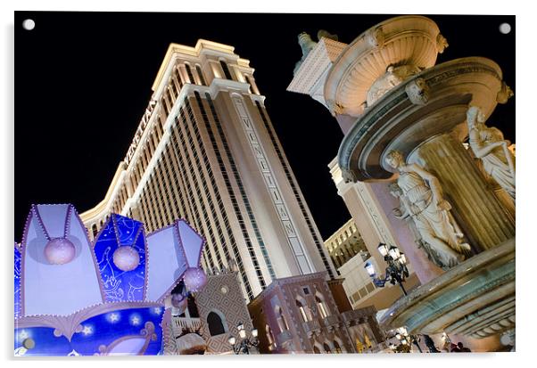 The Venetian Hotel Las Vegas Acrylic by Greg Marshall