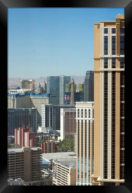 Las Vegas Hotels Nevada Framed Print by Greg Marshall